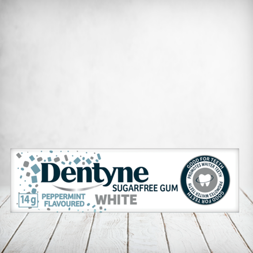 Dentyne Sugar Free Gum White 14g