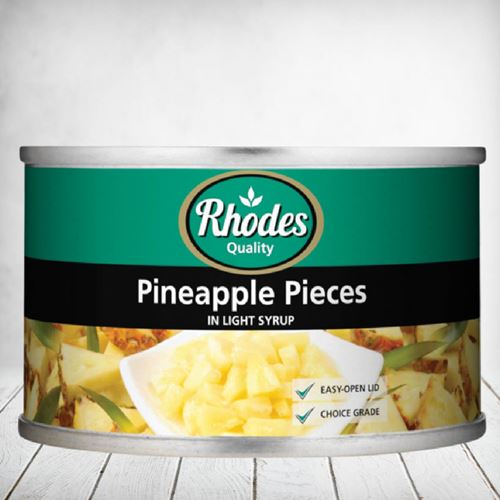 Rhodes Pineapple Pieces in Light Syrup 227g