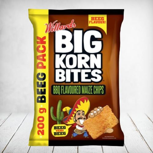 Willards Big Korn Bites BBQ 200g