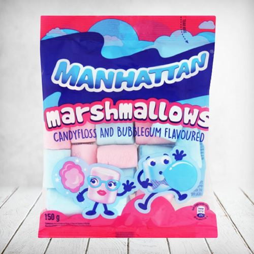 Manhattan Mallows Candy Floss & Bubblegum 150g