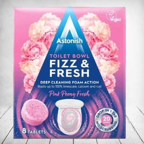 Astonish Toiletbowl Pink Peony Fresh 8s