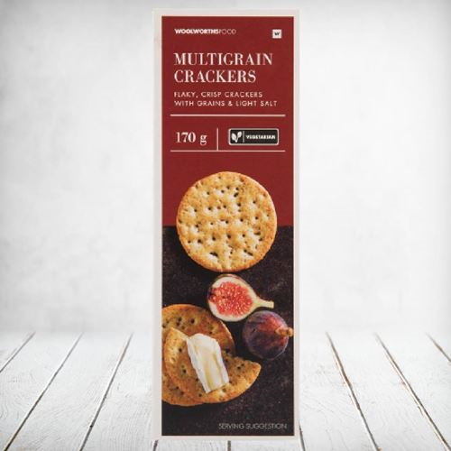 Woolworths Multigrain Crackers 170g