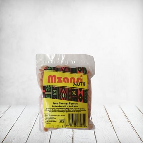 Mzansi Peanuts Fruit Chutney 50g
