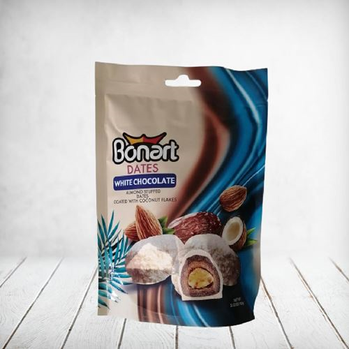 BONART Dates Almond WhiteChoc 100g