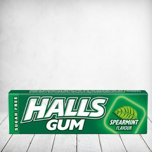 HALLS Gum Spearmint 14g