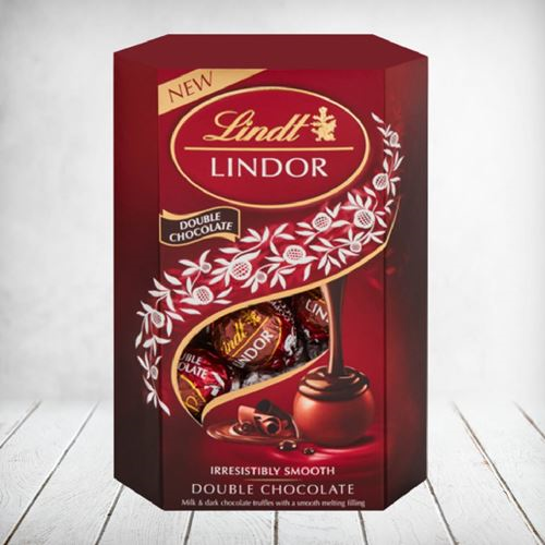 Lindt Lindor Cornet Double Chocolate 200g