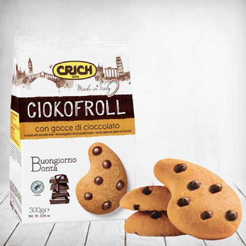 Crich Ciokofroll Shortbread Choc Chip Cookies 300g