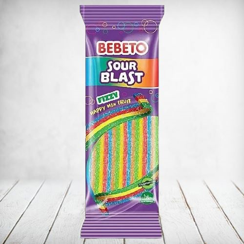 Bebeto Sour Blast Fizzy Happy Mix Fruit 180g