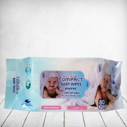 Compact Baby Wipes 80s