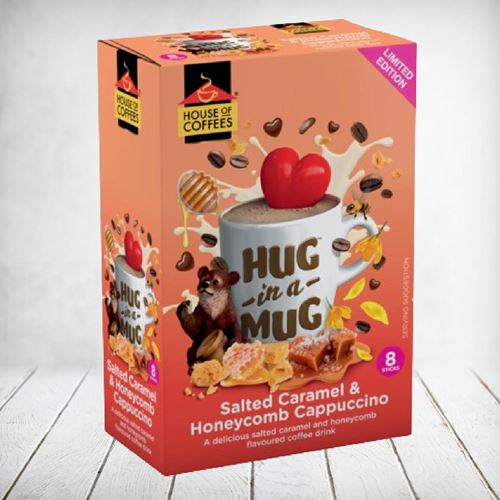 Hug in a Mug Cappuccino Salted Caramel 8s