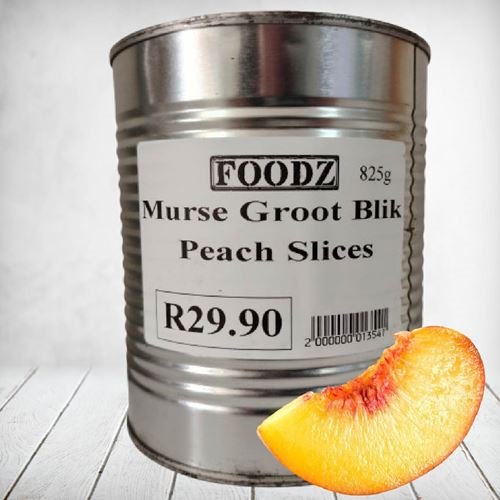 Murse Groot Blik Peach Slices 825g