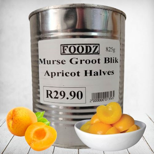 Murse Groot Blik Apricot Halves 825g