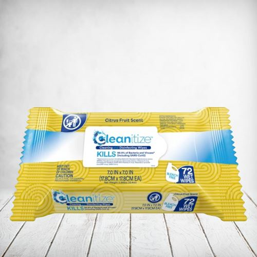 Cleanitize Cleaning & Disinfecting Wipes Citrus 72s