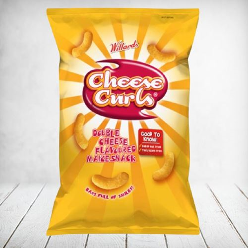Willards Cheese Curls Double Cheese 90g