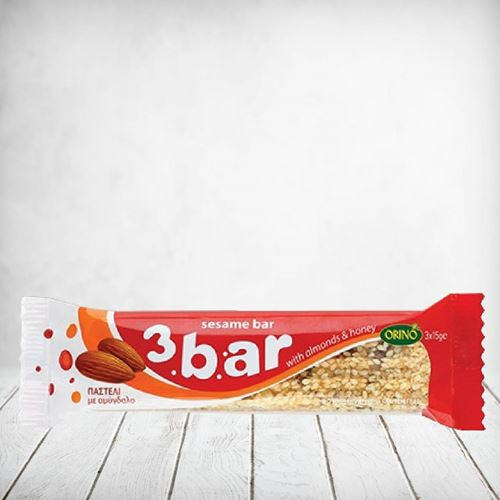 Cretamel Snack 3Bar Almond & Honey 45g