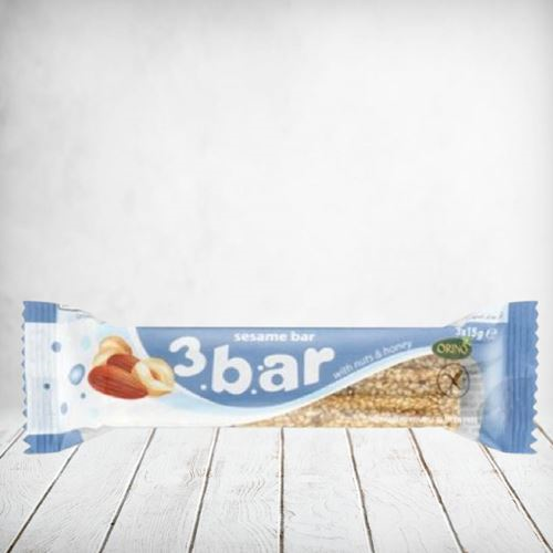 Cretamel Snack 3Bar Sesame Nuts & Honey 45g