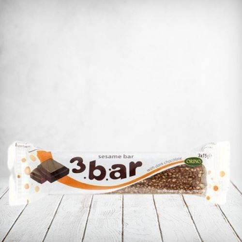 Cretamel Snack 3Bar SesameChoc 45g