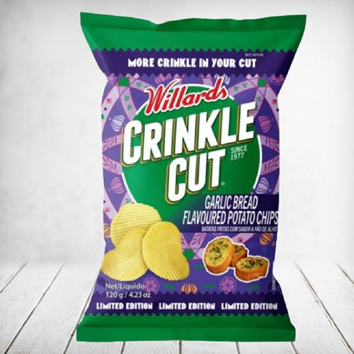 Willards Crinkle Cut Garlic Bread 120g