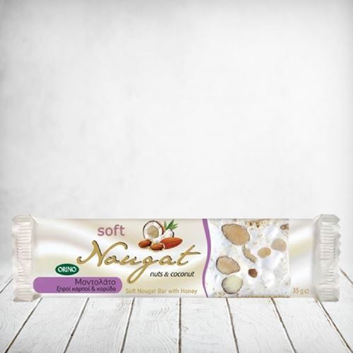 Cretamel Soft Nougat Bar Mixed NutCoconut 35g