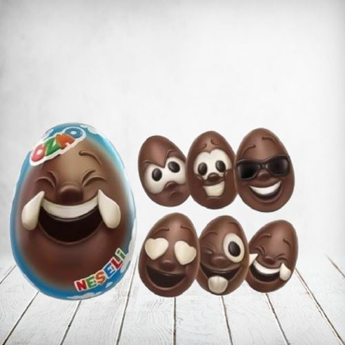 OZMO Pretty Eggs Milk Choc with Toys 20g