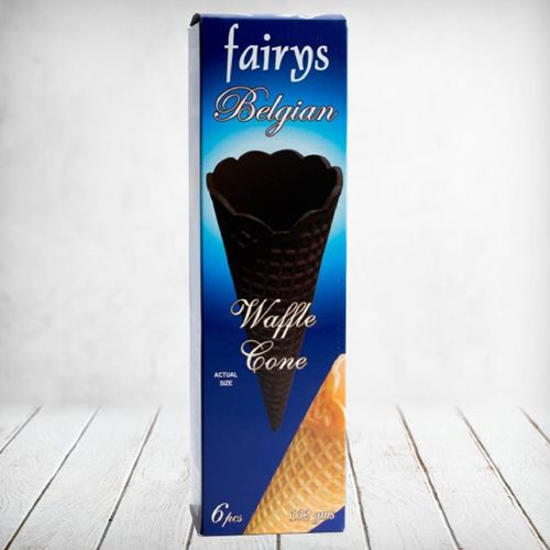 Fairys Belgian Waffle Cones 6s