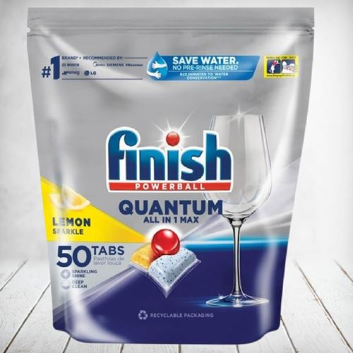 Finish Quantum Lemon Dishwashing Tabs 50s