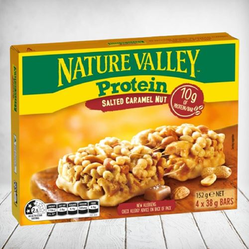 Nature Valley Salted Caramel Nut Protein 4pack