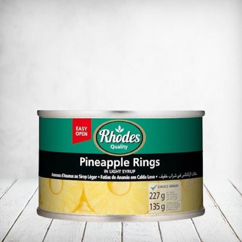 Rhodes Pineapple Rings 227g