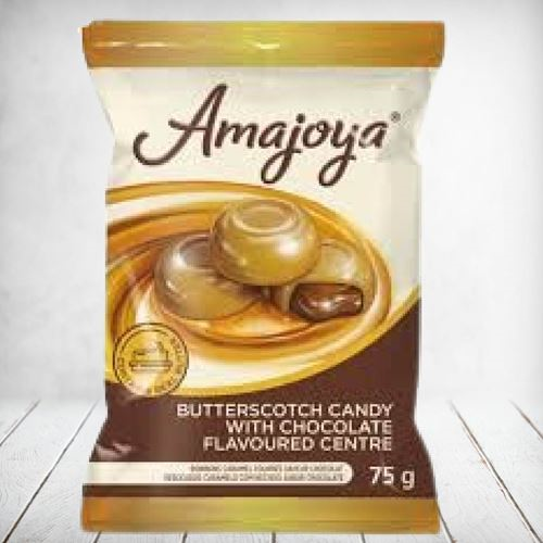 Amajoya Butterscotch Candy Choc Centre 75g