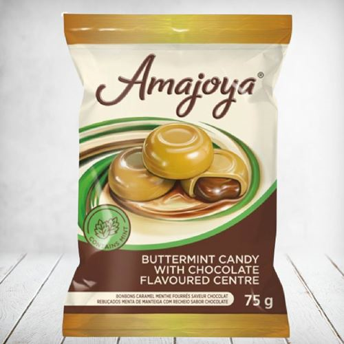 Amajoya Buttermint Candy Choc Centre 75g