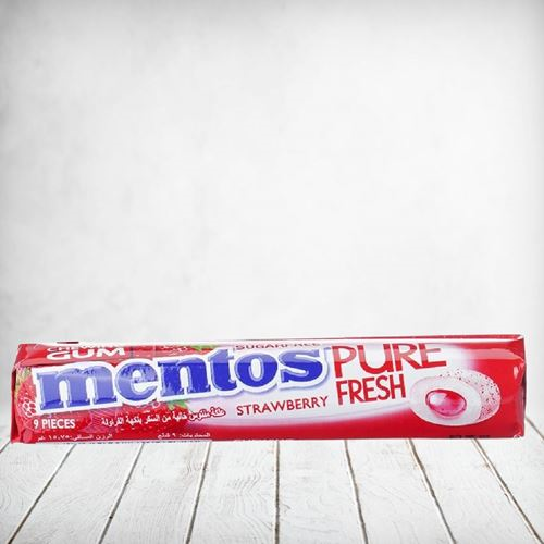 Mentos Mini Rolls Strawberry 15.75g