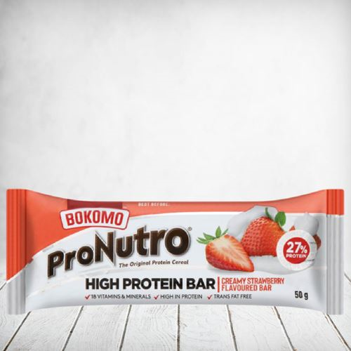 Pronutro High Protein Bar - Creamy Straw 50g