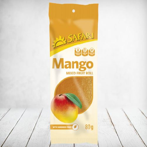 Safari Fruit Roll Mango 80g