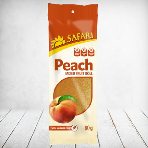 Safari Fruit Roll Peach 80g