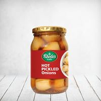 Rhodes Pickled Onions Hot 400g