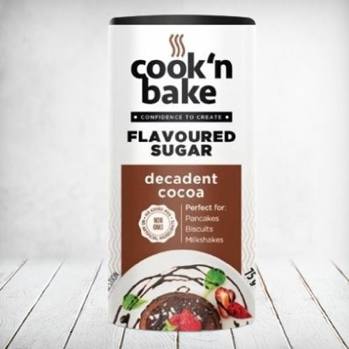 Cook n Bake Flavoured Sugar Decadent Cocoa 75g