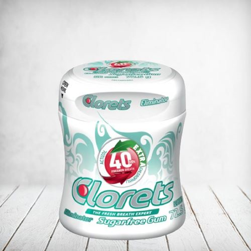 Clorets Eliminator Sugar Free Gum 52s 72g
