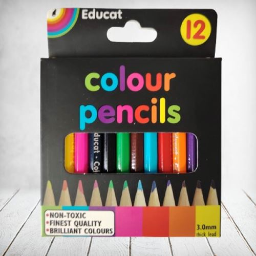 Educat Colour Pencils 12pack