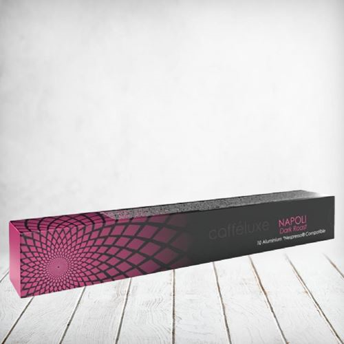 Caffeluxe Napoli Dark Roast Aluminium Pods 10s