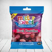 Mister Sweet Red & Black Fruit Pastilles 100g