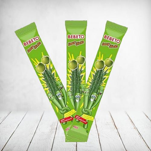 Bebeto Sour Sticks Sour Apple 30g