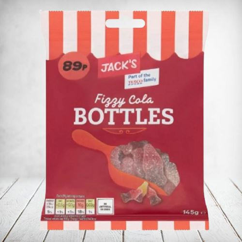 Jacks - Fizzy Cola Bottles 145g