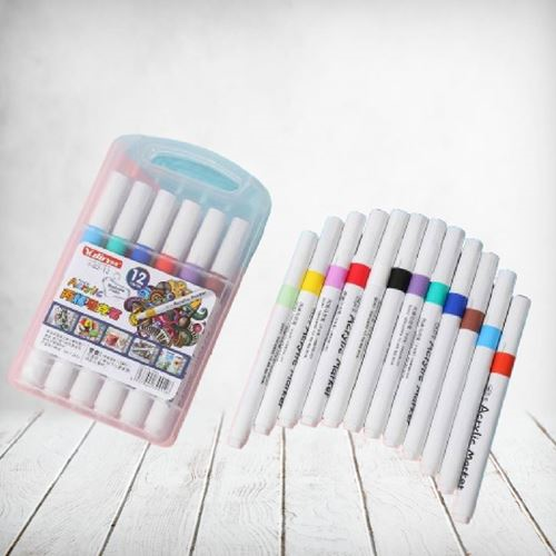 Yulin Acrylic Marker - Washable 12s