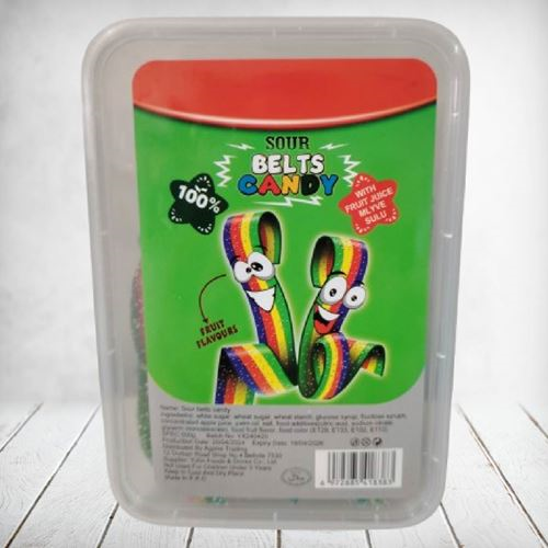 Sour Belt Candy Tub 500g
