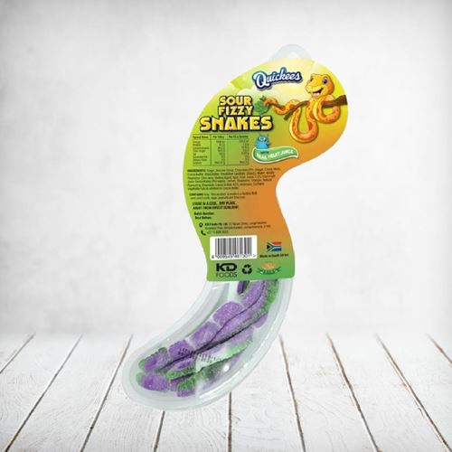 Quickees Sour Fizzy Snakes 100g