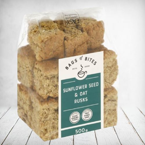 Bags of Bites - Sunflower Seed & Oat Rusks 500g