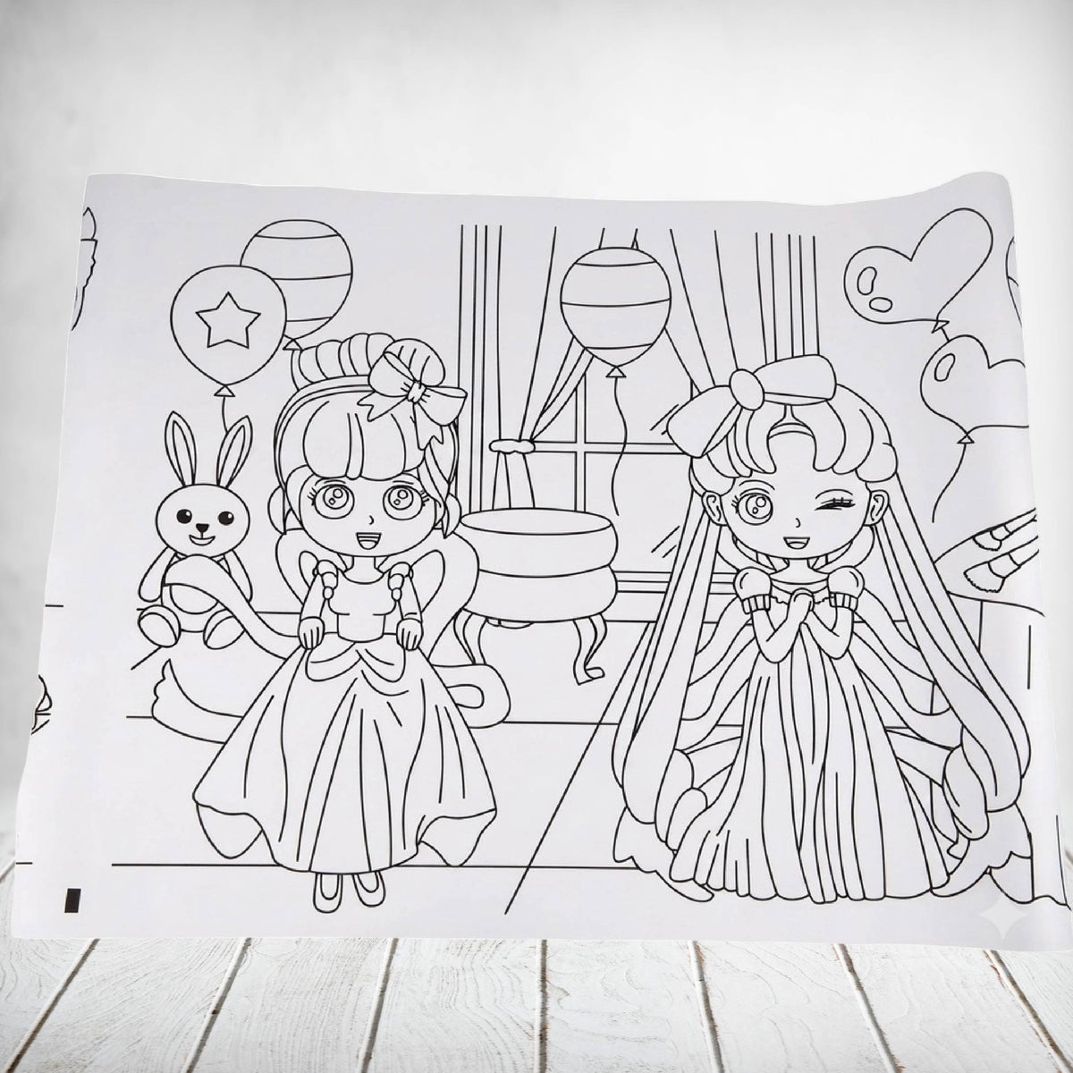 3M Colouring Roll - Lovely Princess