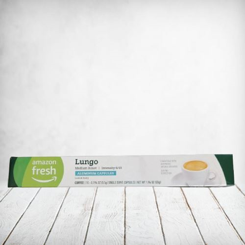 Amazon Fresh Lungo Medium Roast 10s