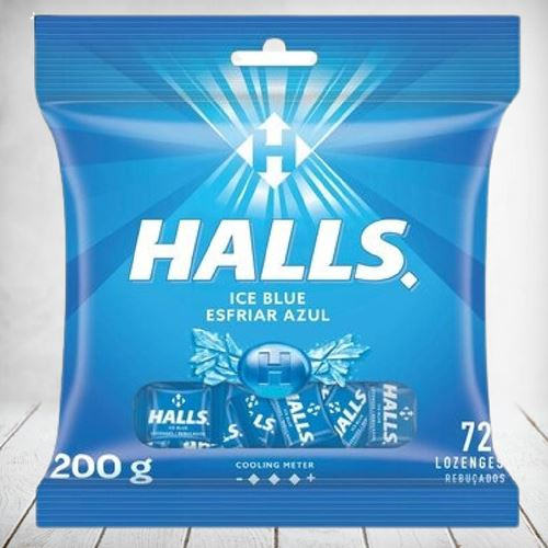 Halls Ice Blue Lozenges 200g bag