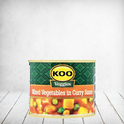 Koo Mixed Veg in Curry Sauce 215g